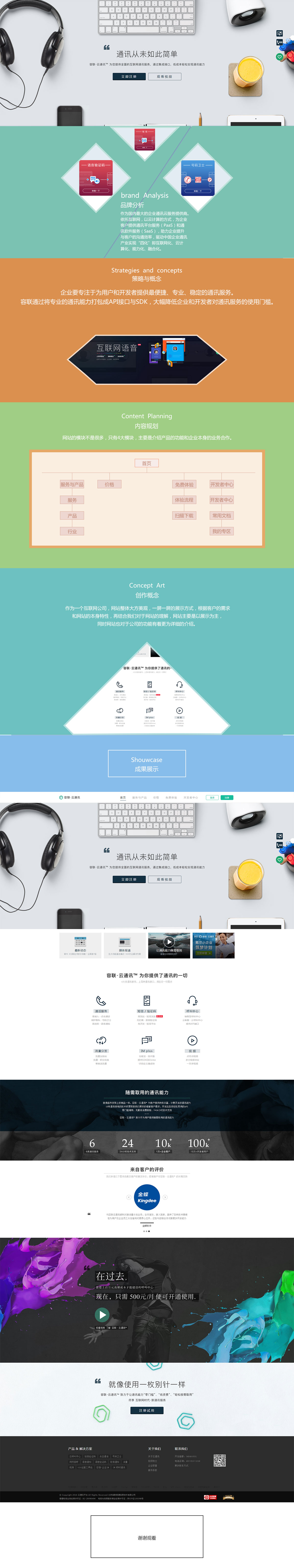 北京中聯(lián)學藝科技有限公司 網站開發(fā)案例 容聯(lián)通訊